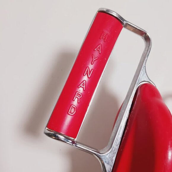 Vintage 50s Maynard Hand Crank Mixer Egg Beater Red Handle - Picture 2 of 8